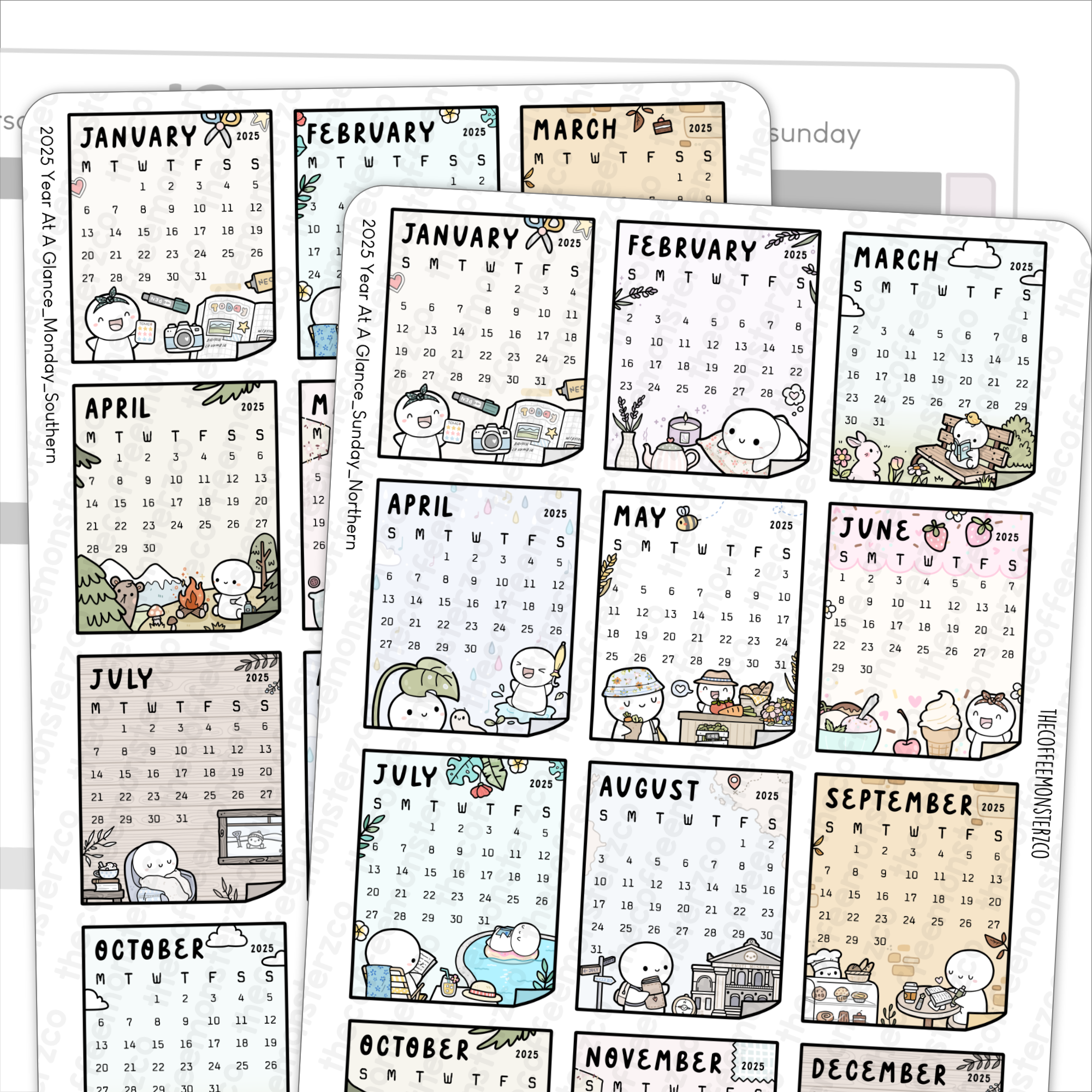 2025 Year At A Glance – TheCoffeeMonsterzCo 2025-year-at-a-glance-thecoffeemonsterzco