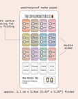 Mini Monthly Tabs - Emotis