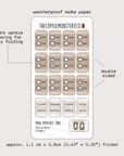 Mini Monthly Tabs - Emotis