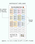 Mini Monthly Tabs - Emotis