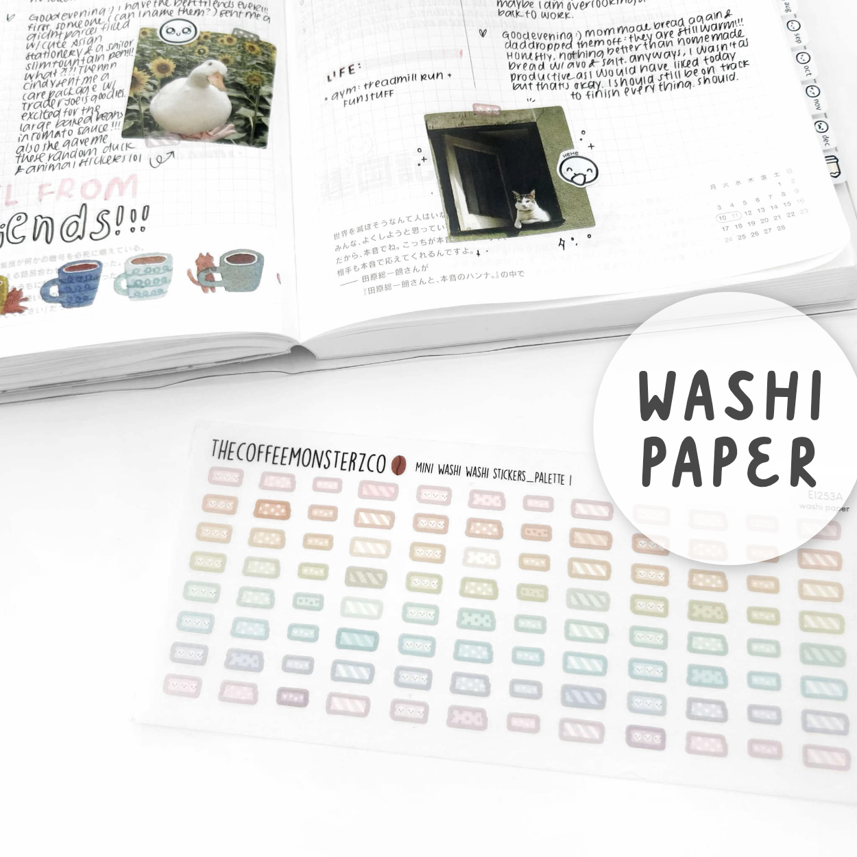 Mini Washi Washi Stickers - Washi Paper