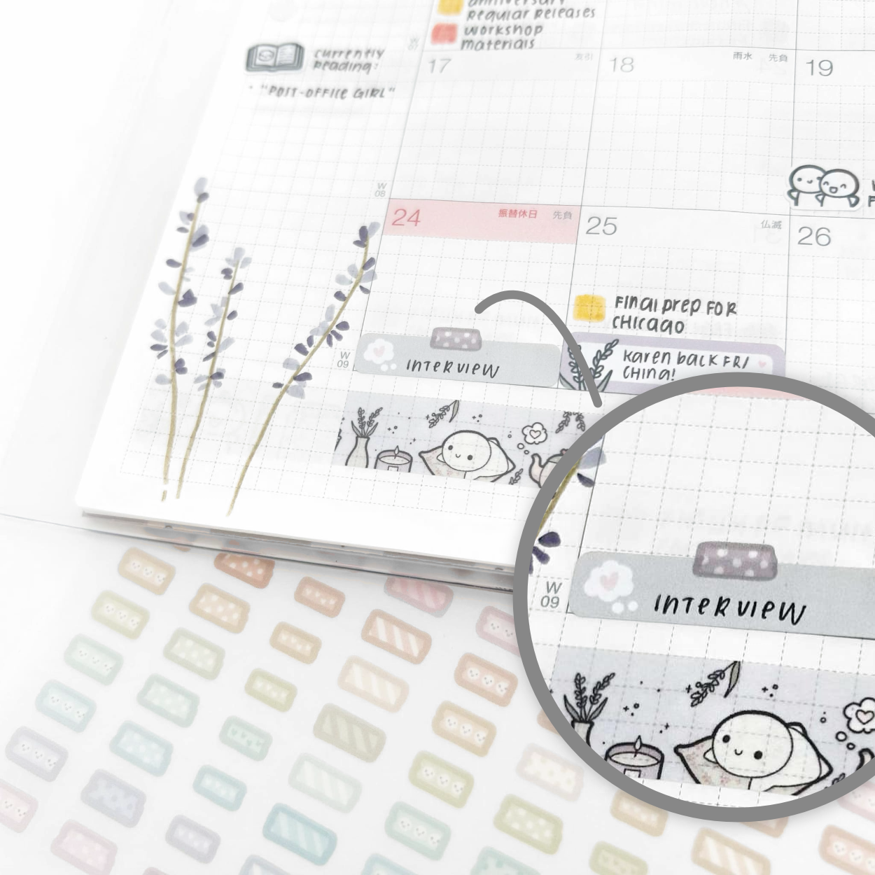 Mini Washi Washi Stickers - Washi Paper