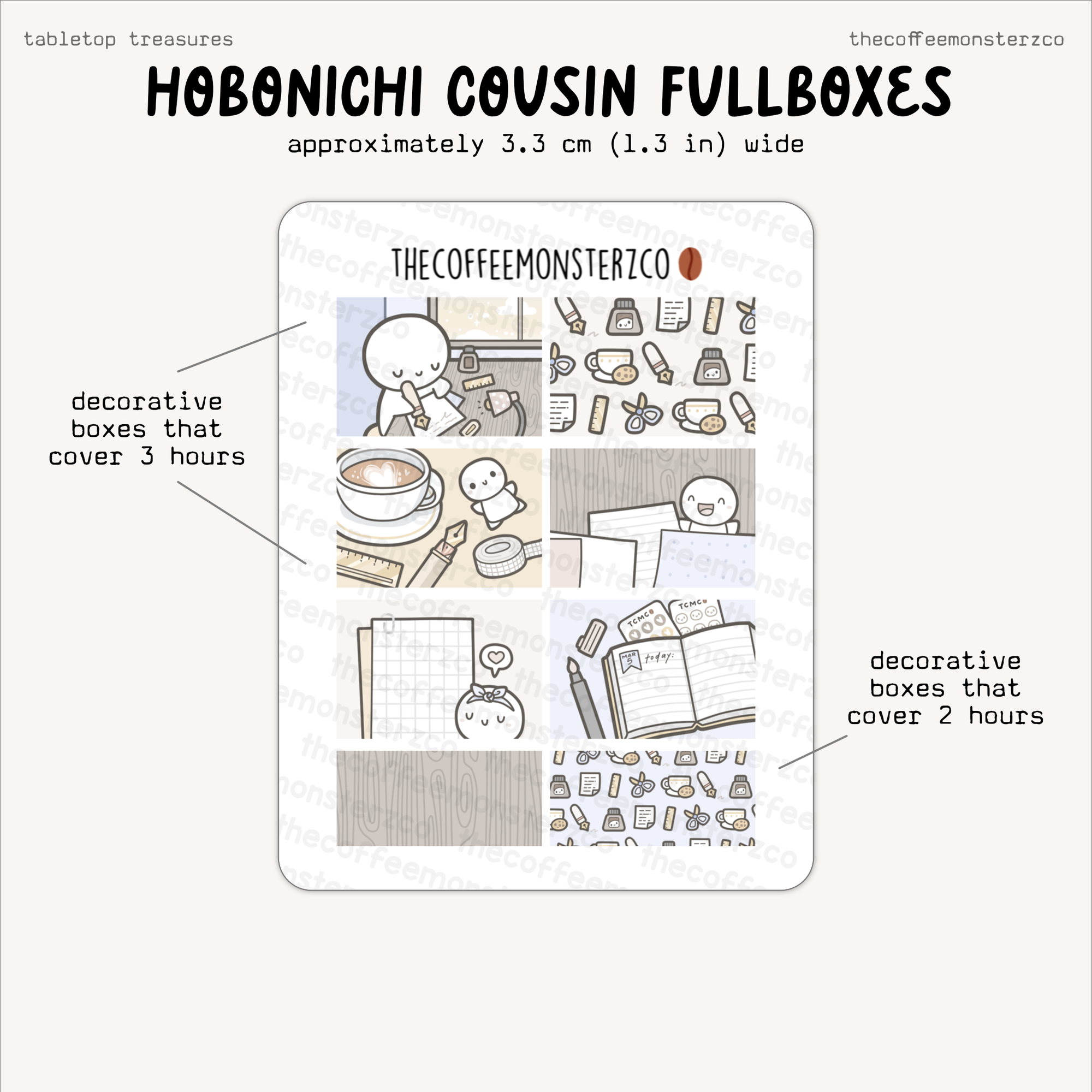Tabletop Treasures - Hobonichi Cousin Kit
