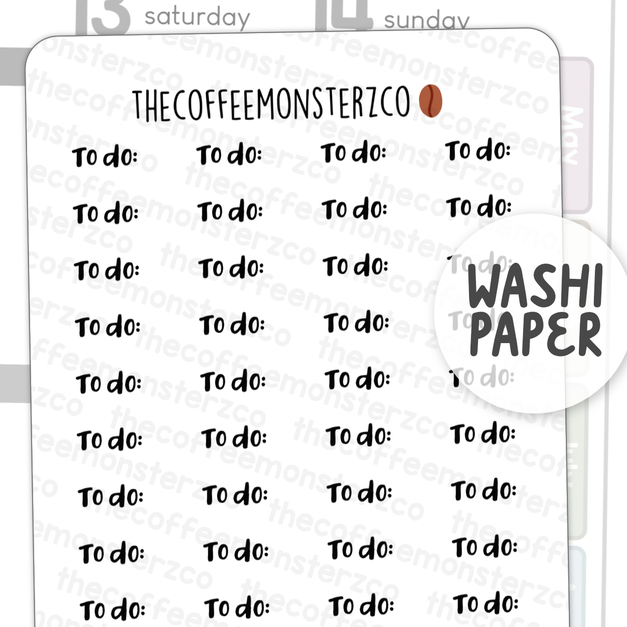 Helen's Lettering: To Do