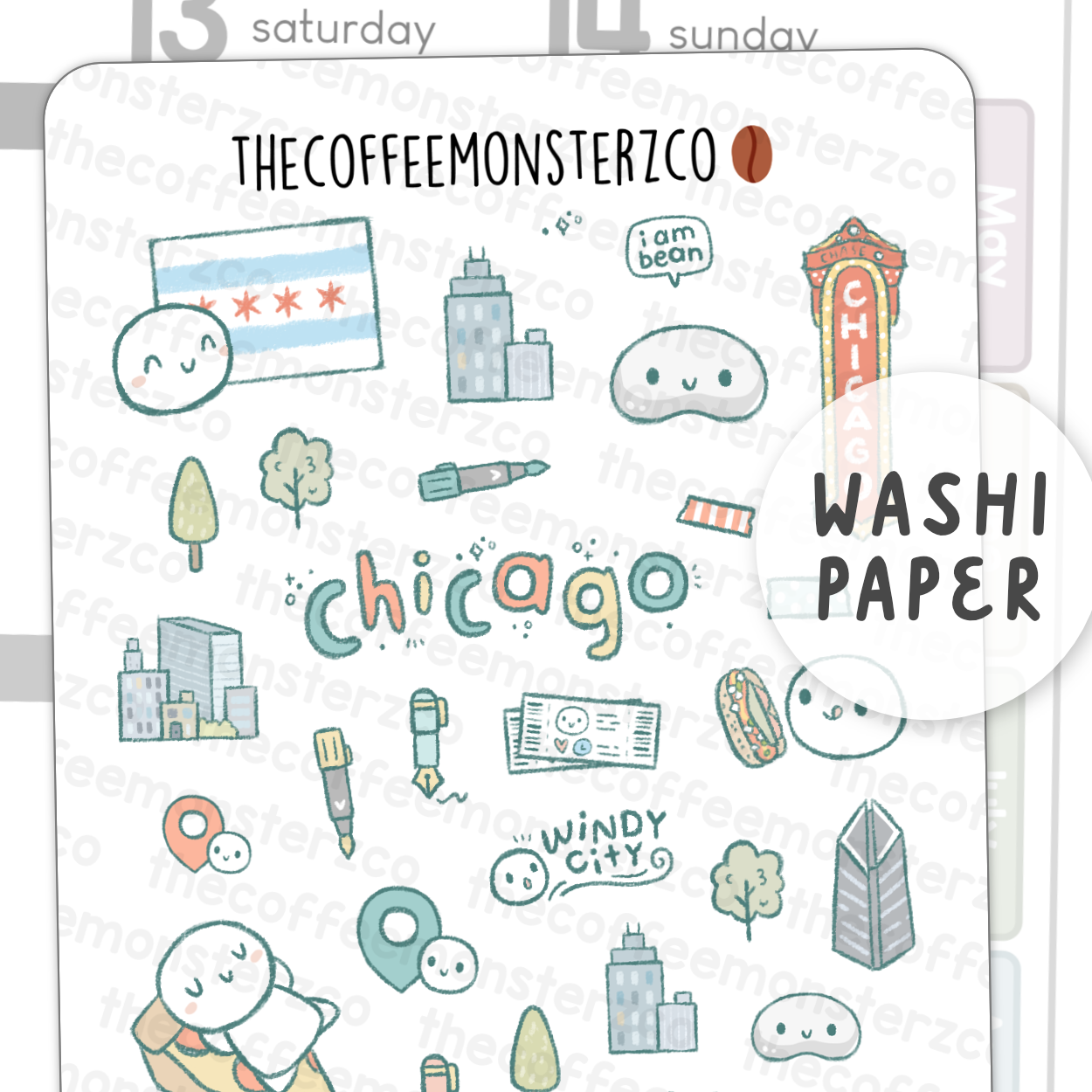 Helen's Sketchbook: Chicago Doodles
