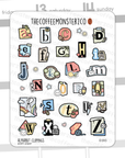 Alphabet Clippings (Freebie Leftovers)