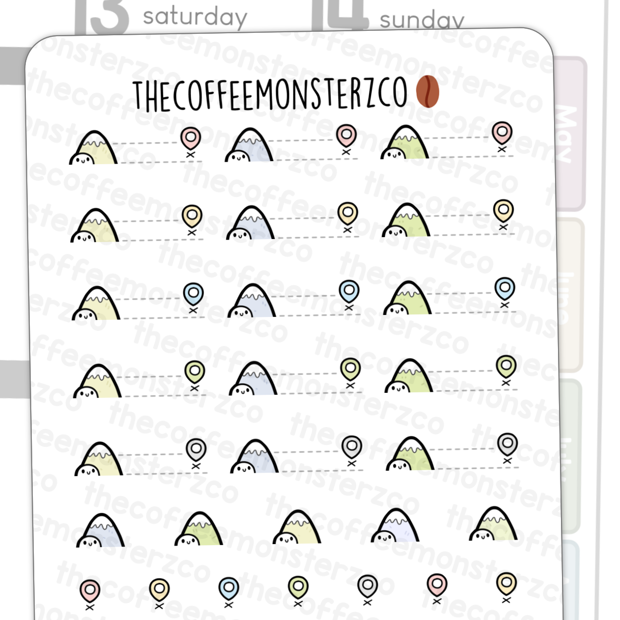 Hiking Labels