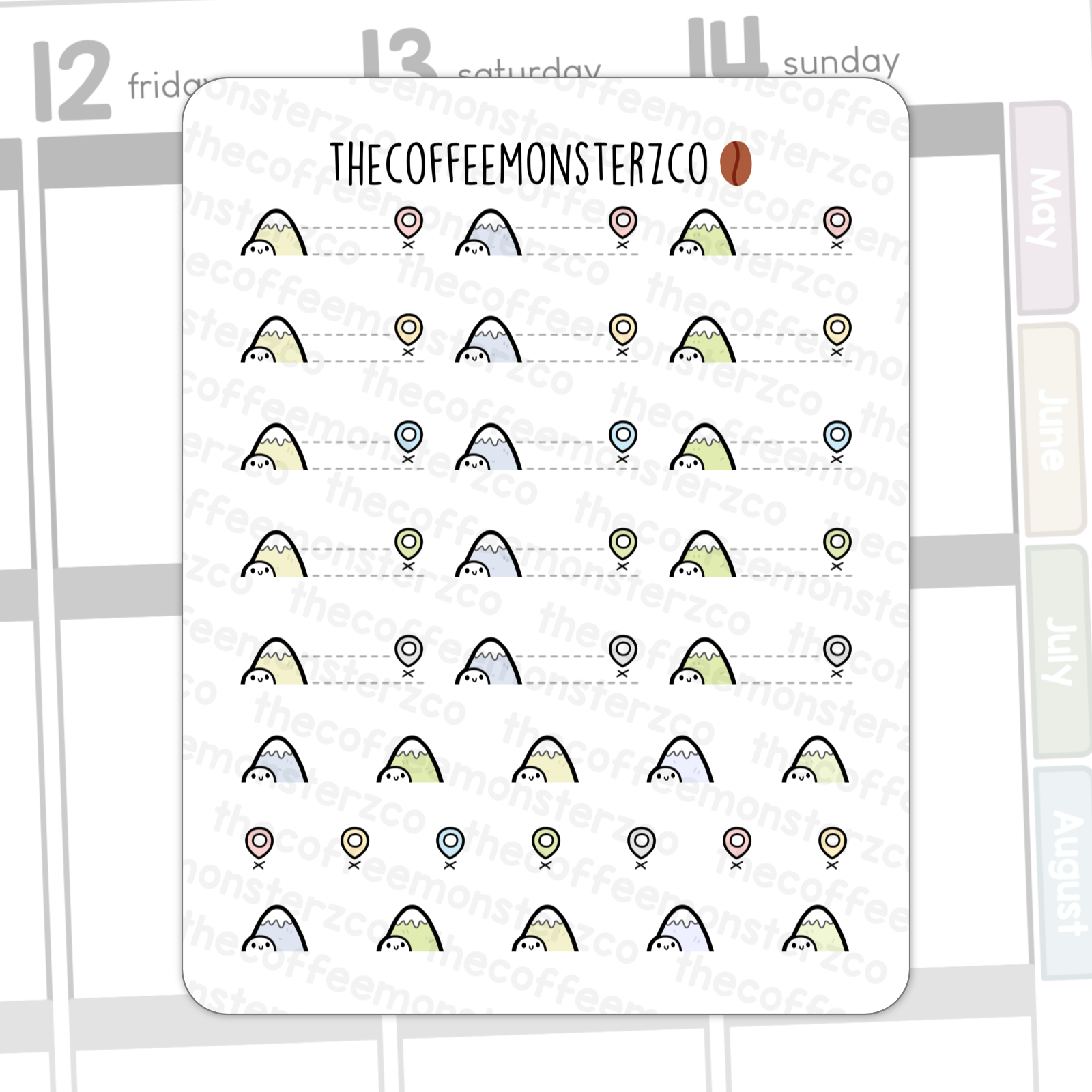 Hiking Labels