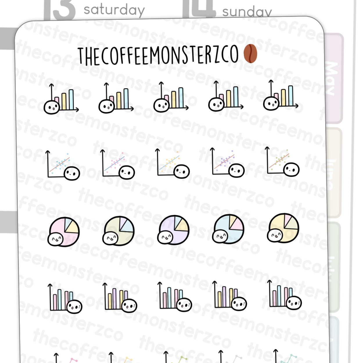 Charts and Data Emotis