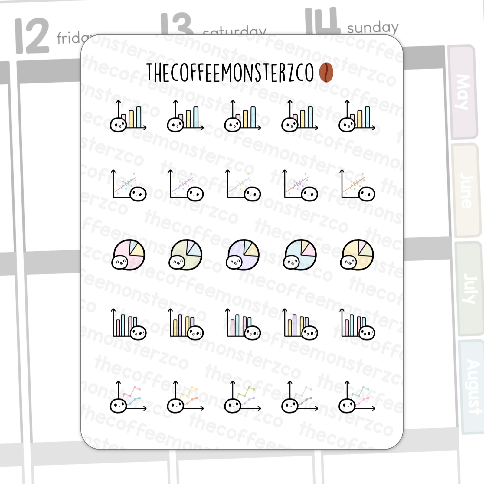 Charts and Data Emotis