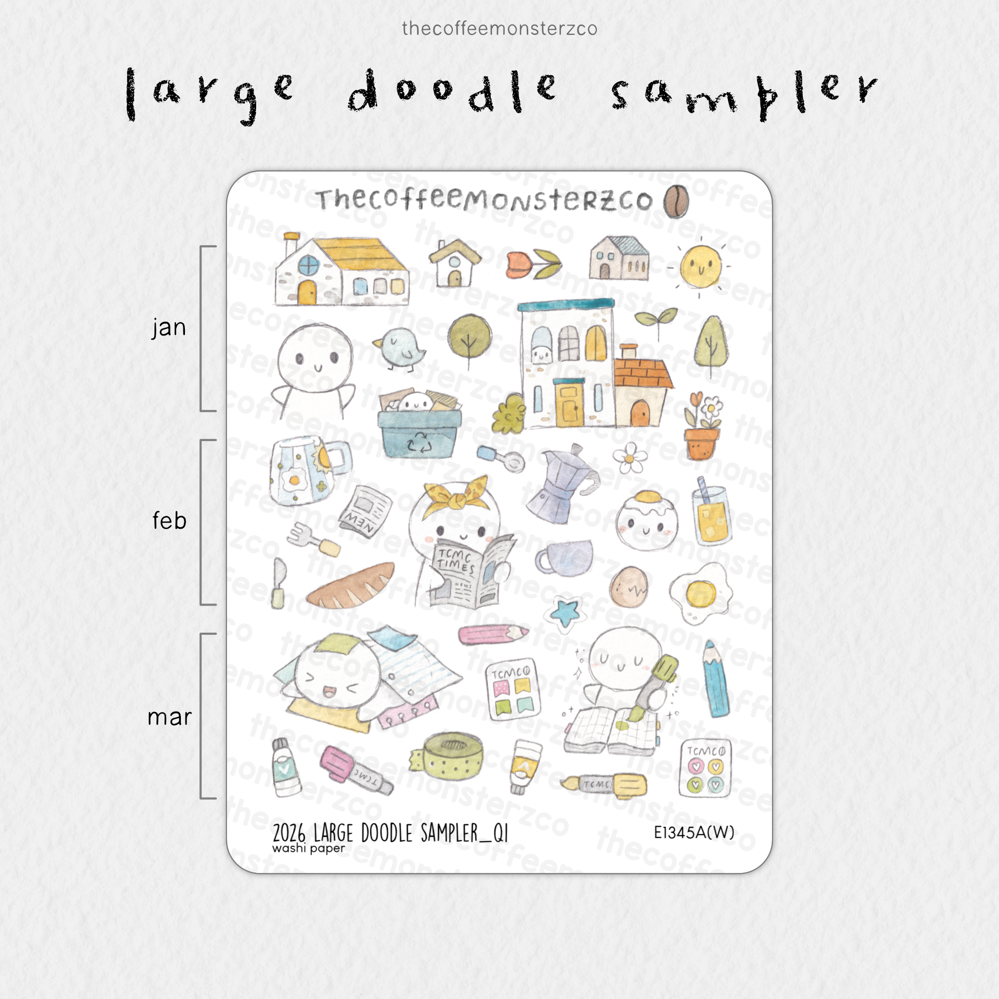 2026 Large Doodle Sampler