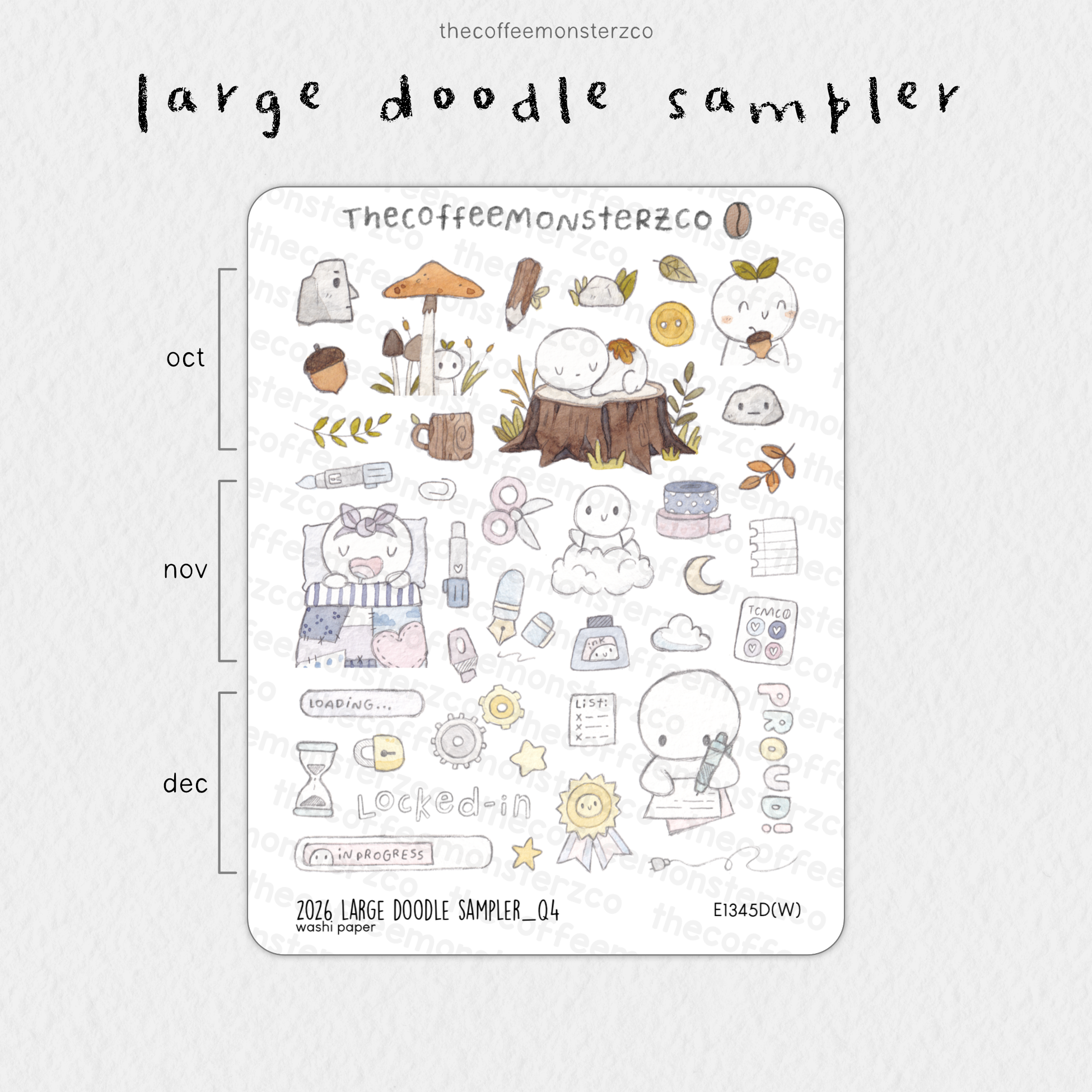 2026 Large Doodle Sampler