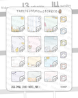 2026 Small Sticky Notes
