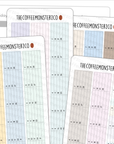 2026 Hobonichi Weeks Monthly Date Covers