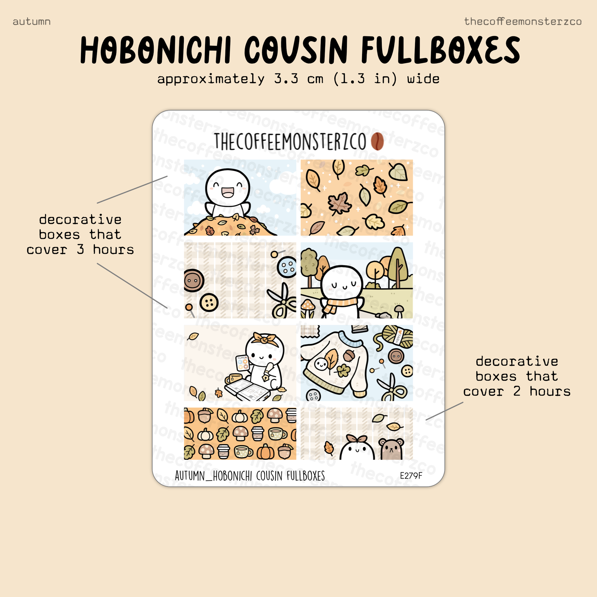 Autumn - Hobonichi Cousin Kit