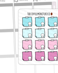 Winter Sticky Note Stickers