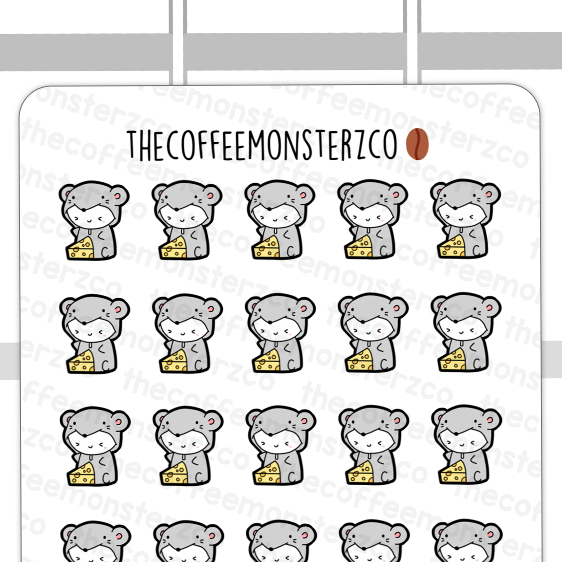 Rat Onesie Emotis (FINAL STOCK)