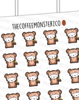 Monkey Onesie Emotis (FINAL STOCK)