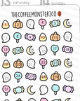 Sweet Monsters Day Number Doodles