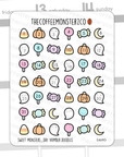 Sweet Monsters Day Number Doodles