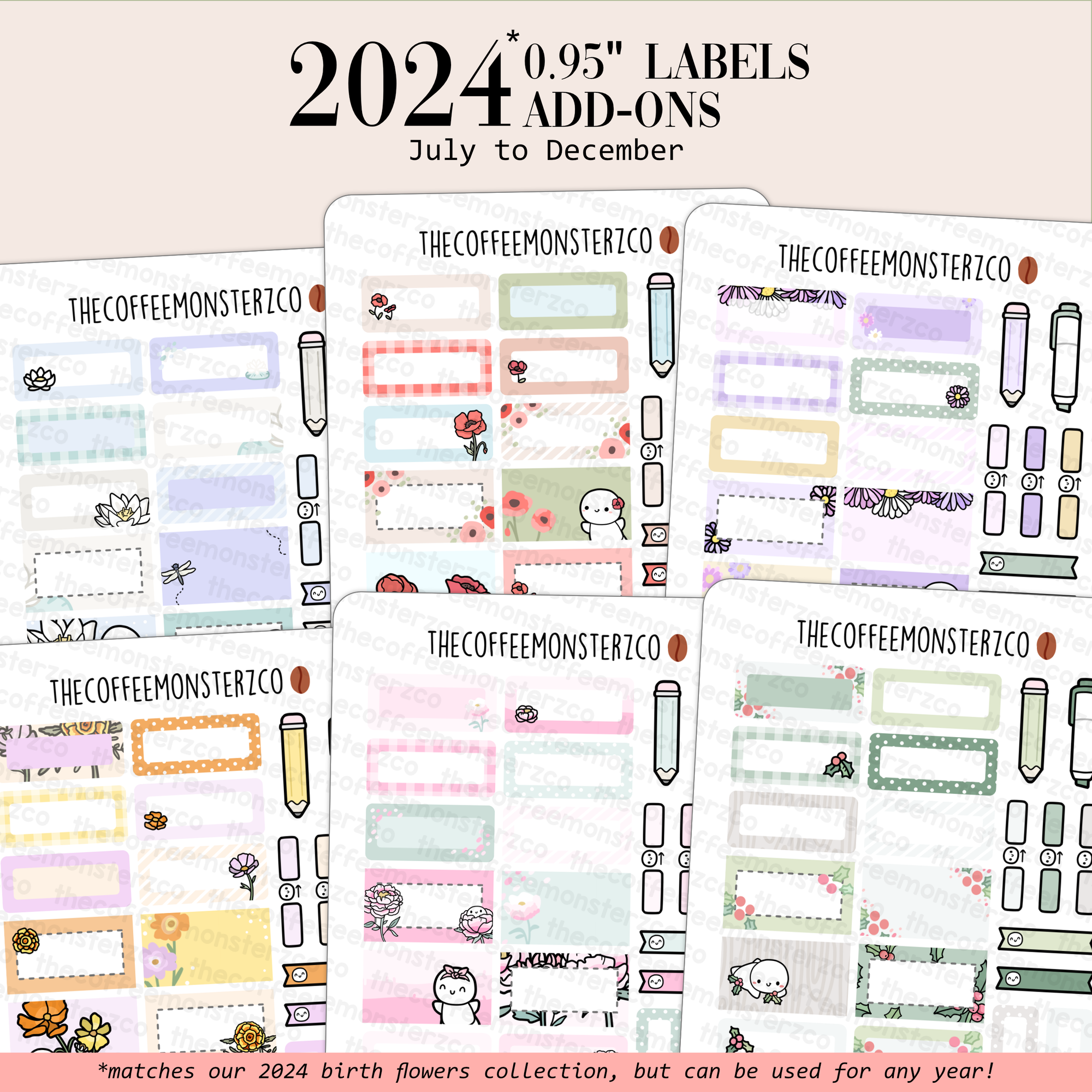 2024 Coordinating Add-ons - Medium Labels (0.95") - Part 2