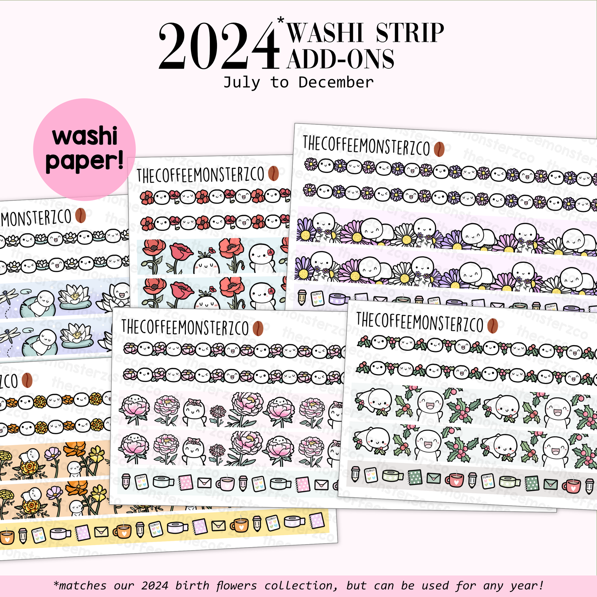 2024 Coordinating Add-ons - Washi Strips - Part 2