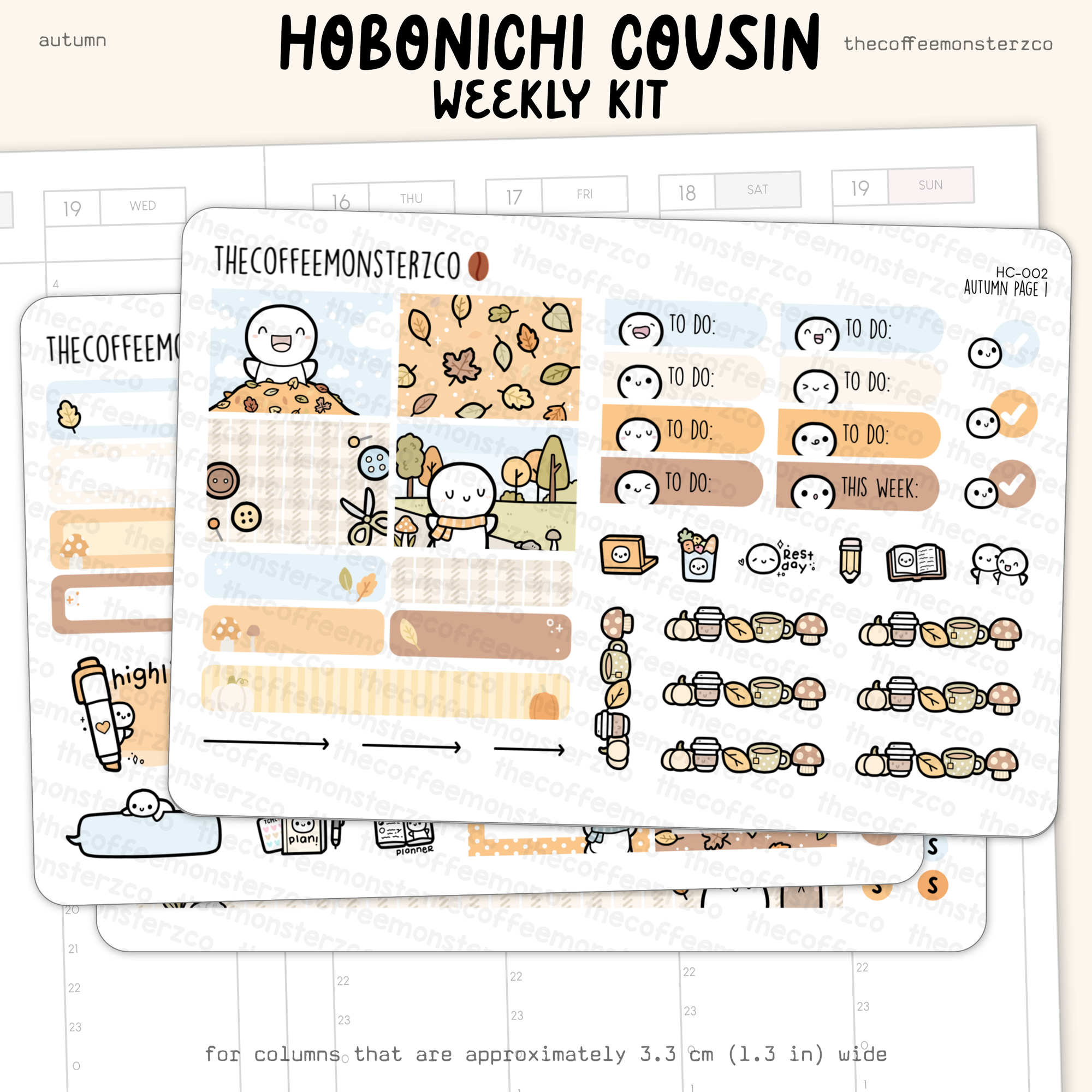 Autumn - Hobonichi Cousin Kit