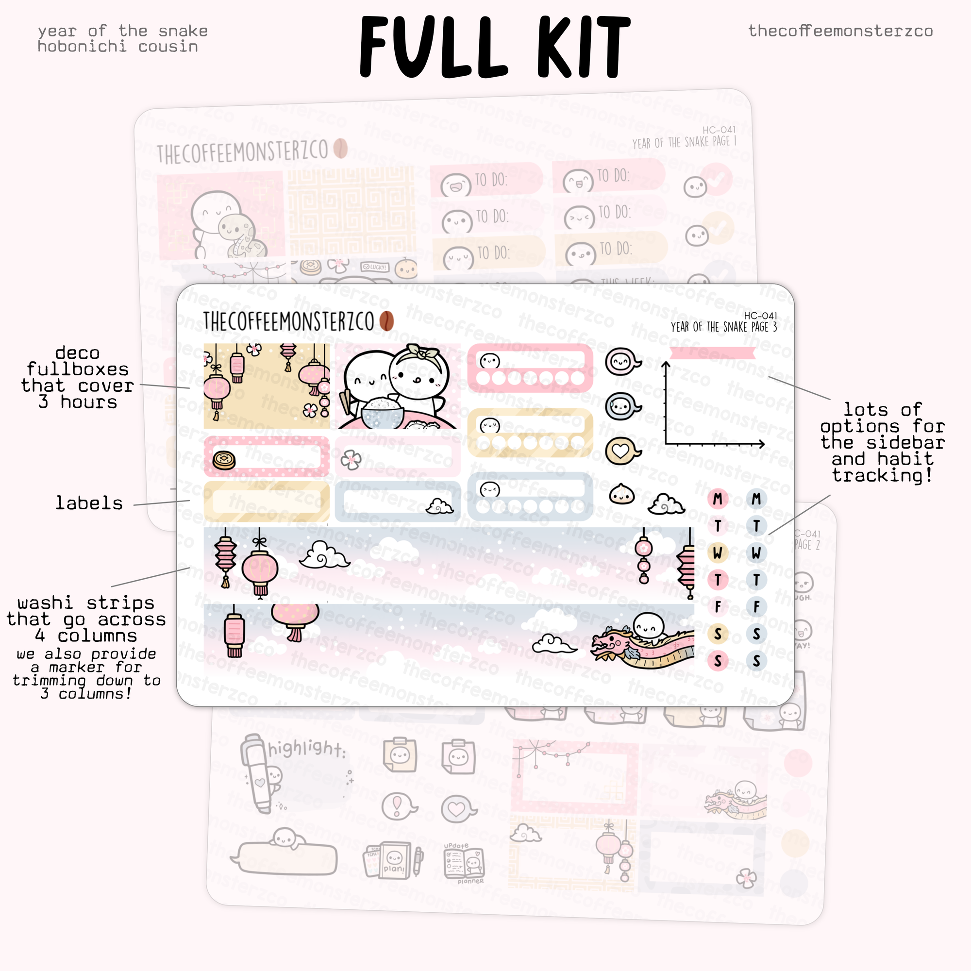 Year of the Snake - Hobonichi Cousin Kit