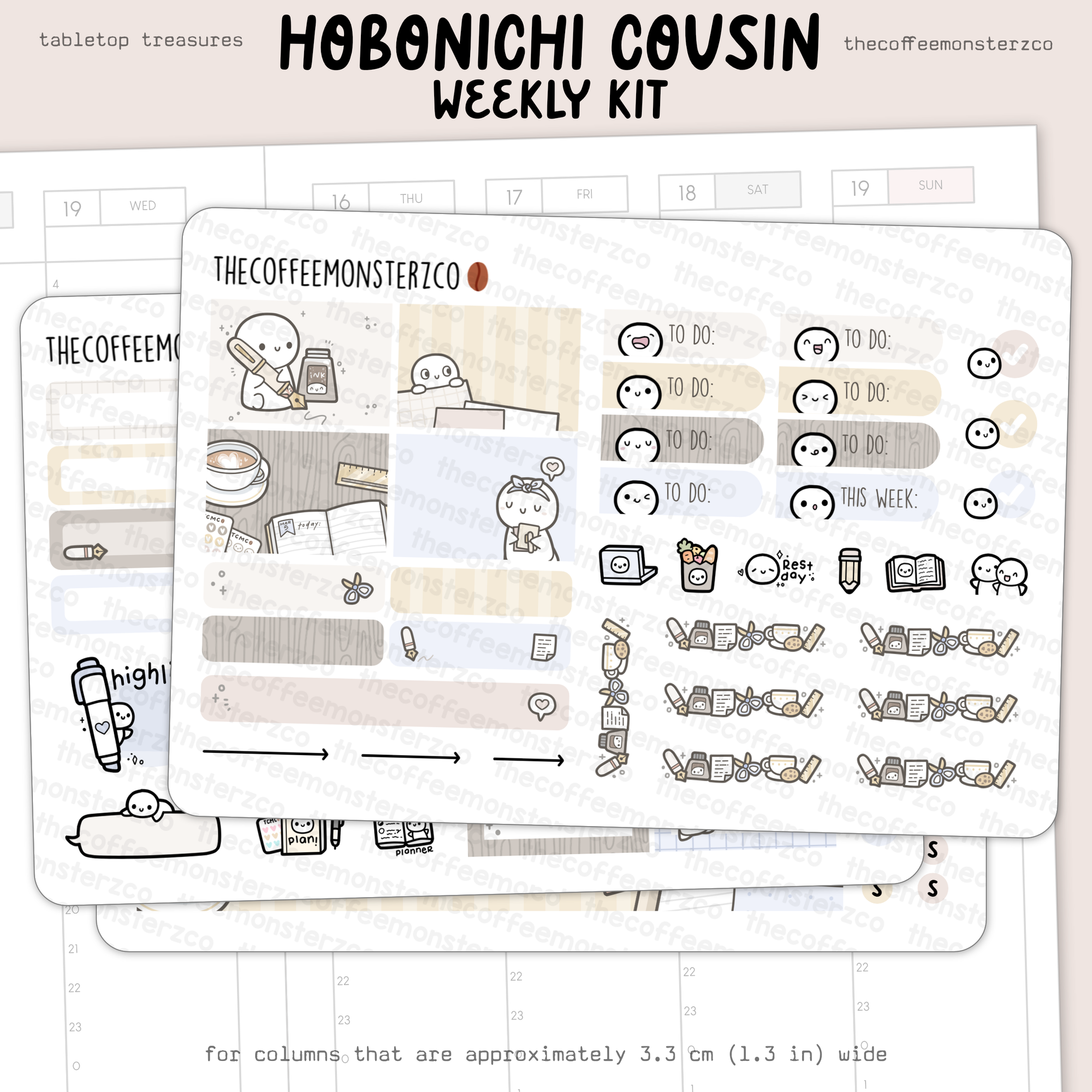 Tabletop Treasures - Hobonichi Cousin Kit