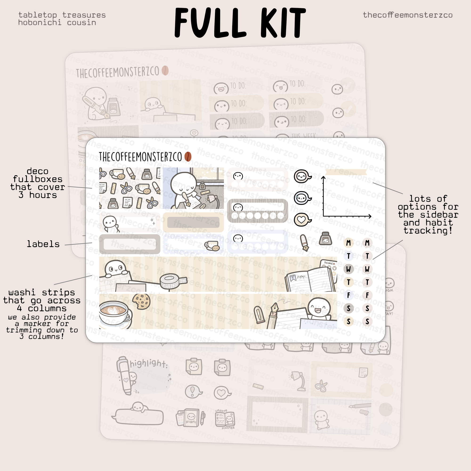 Tabletop Treasures - Hobonichi Cousin Kit