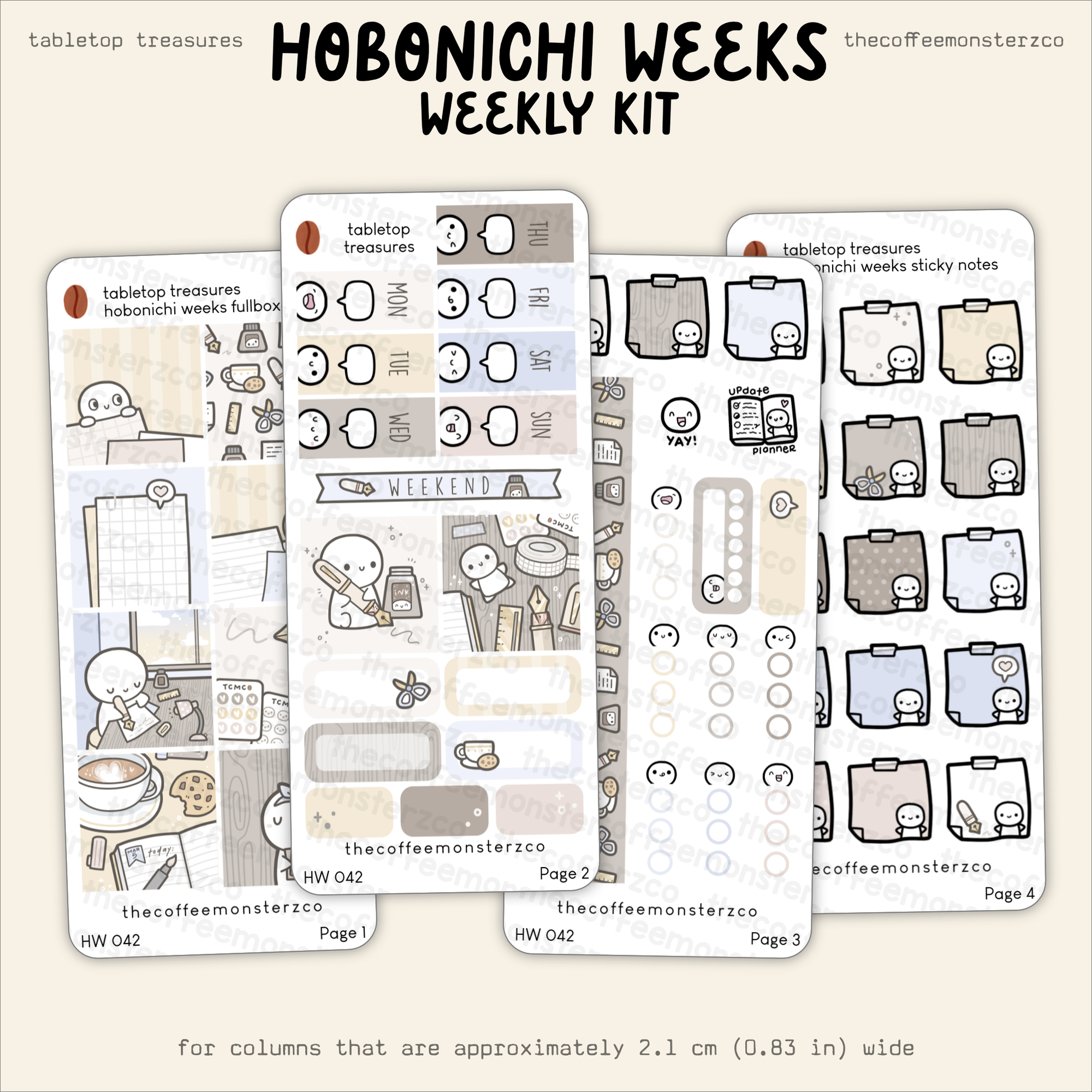 Tabletop Treasures - Hobonichi Weeks Kit