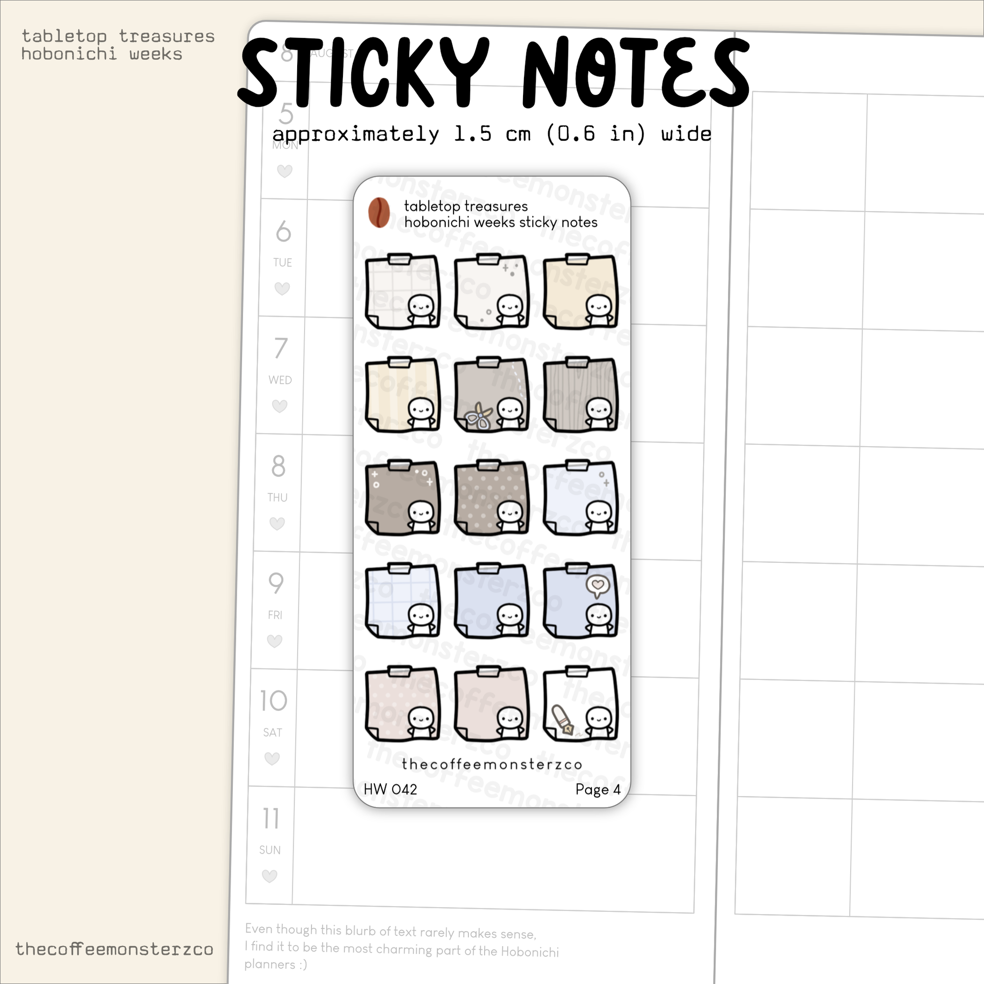 Tabletop Treasures - Hobonichi Weeks Kit