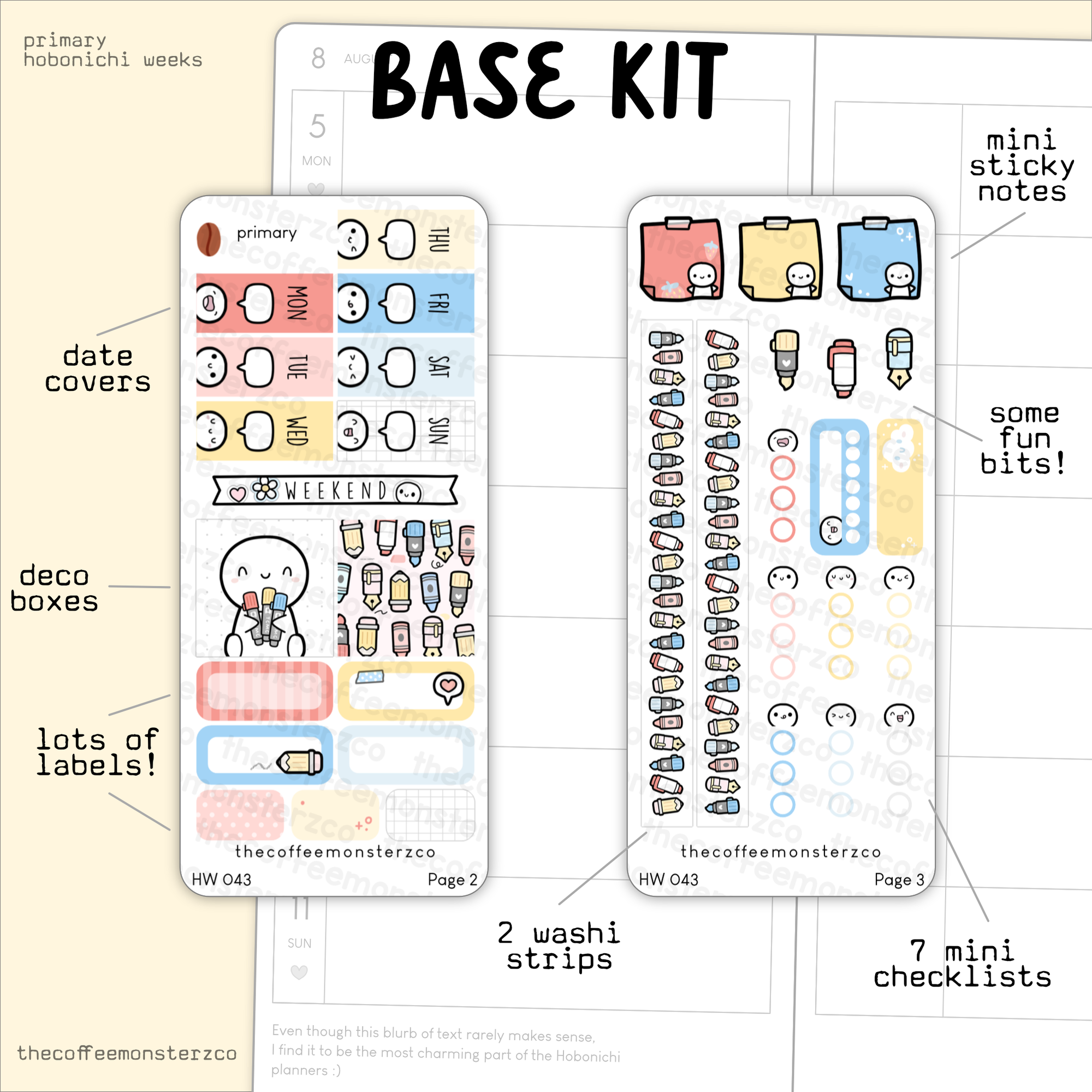 Primary - Hobonichi Weeks Kit
