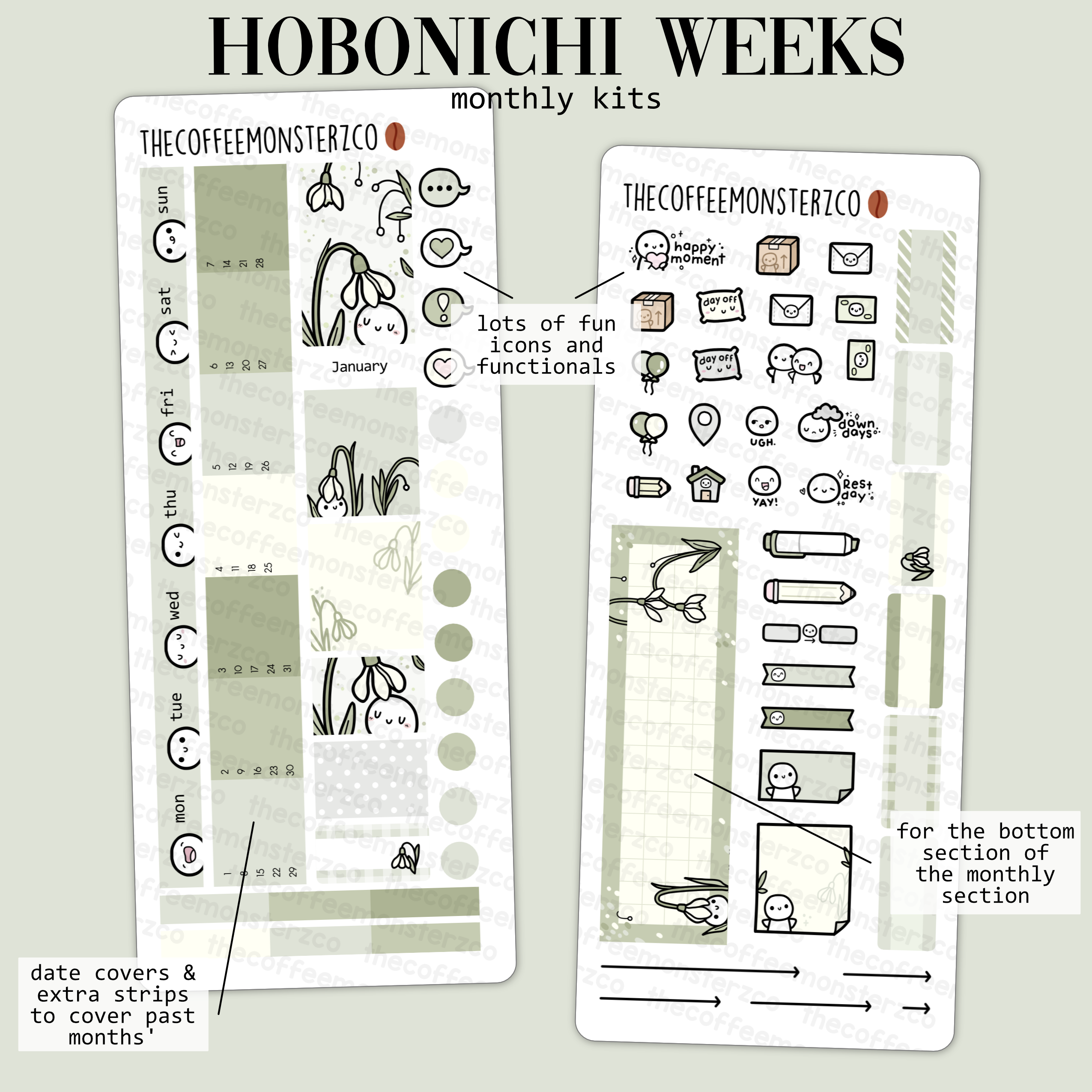 Hobonichi Weeks Custom Edition [January 2024] - F1 CAL24-001