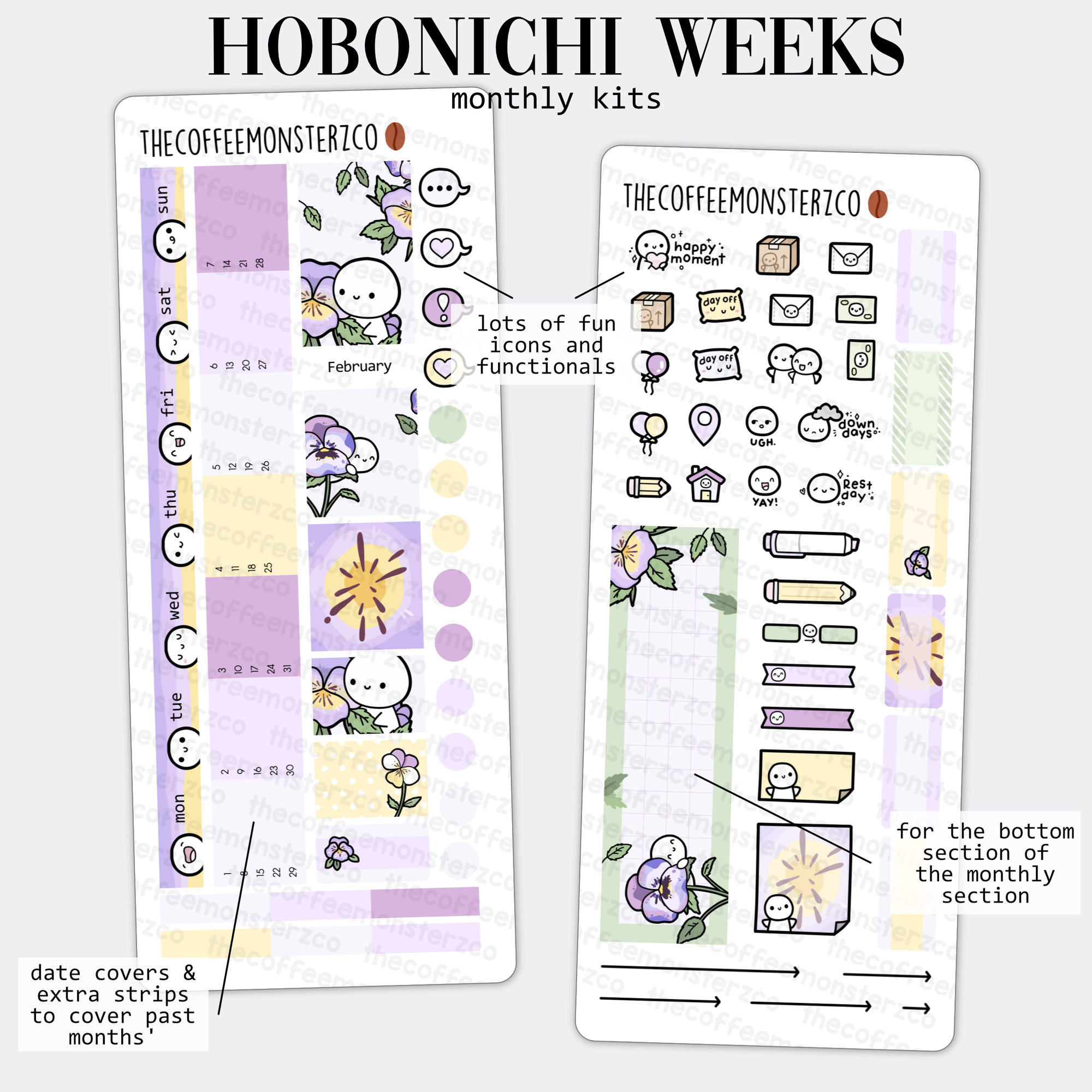 2024 Hobonichi Weeks Monthly Kits - Part 1