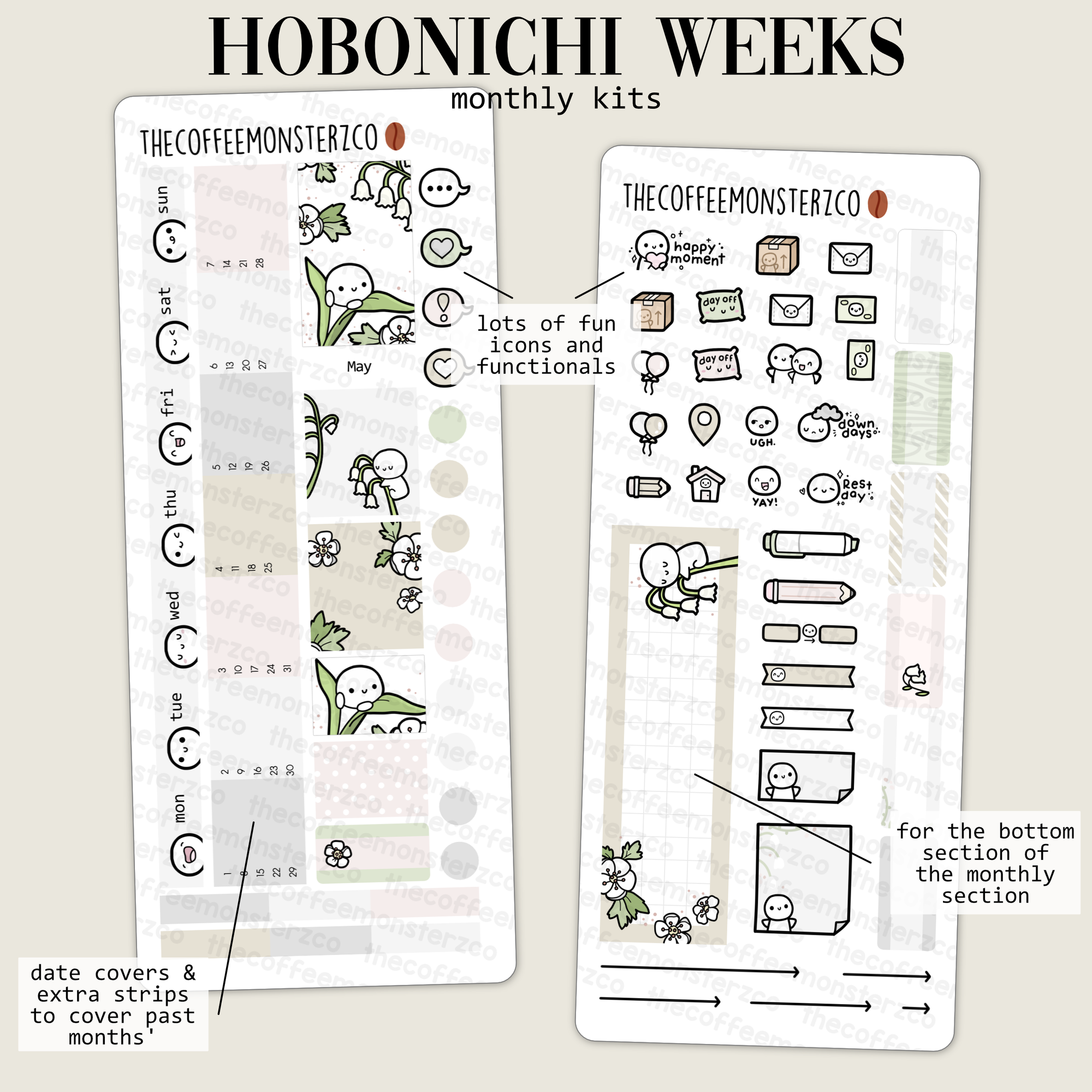 2024 Hobonichi Weeks Monthly Kits - Part 1