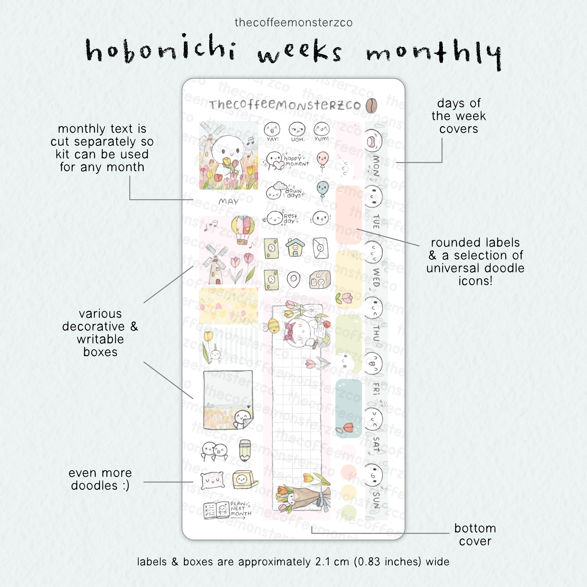 2026 Hobonichi Weeks Monthly Kits