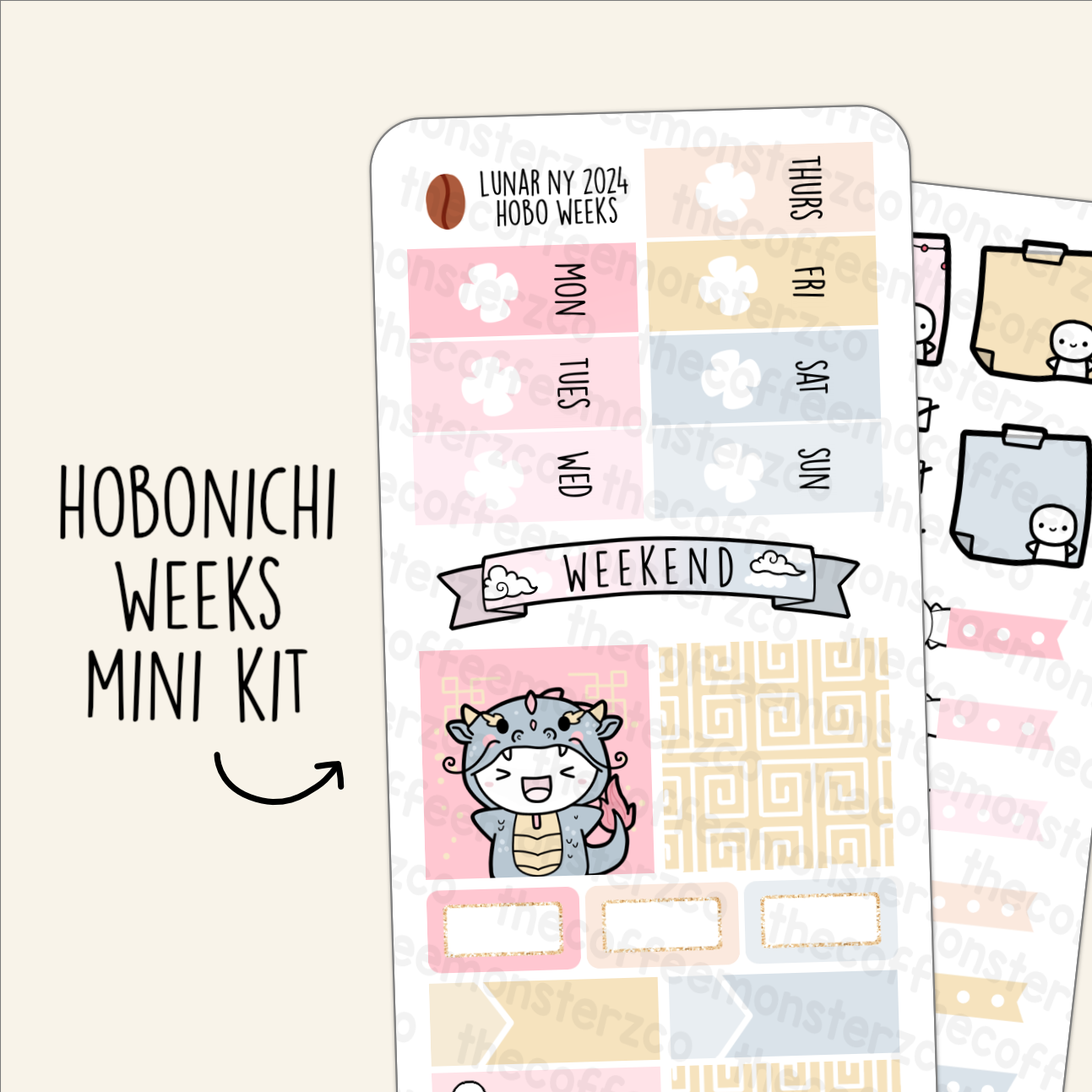 2024 Hobonichi Cousin Monthly Kits - Part 1 – TheCoffeeMonsterzCo