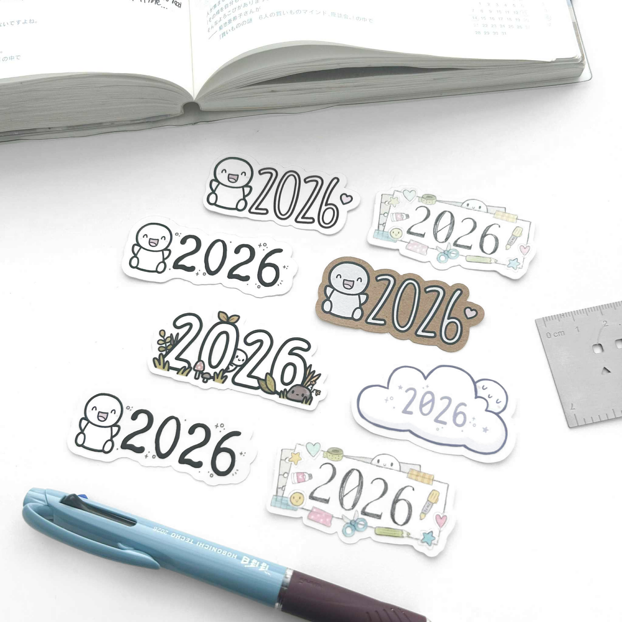 2026 Emotis - Vinyl Stickers