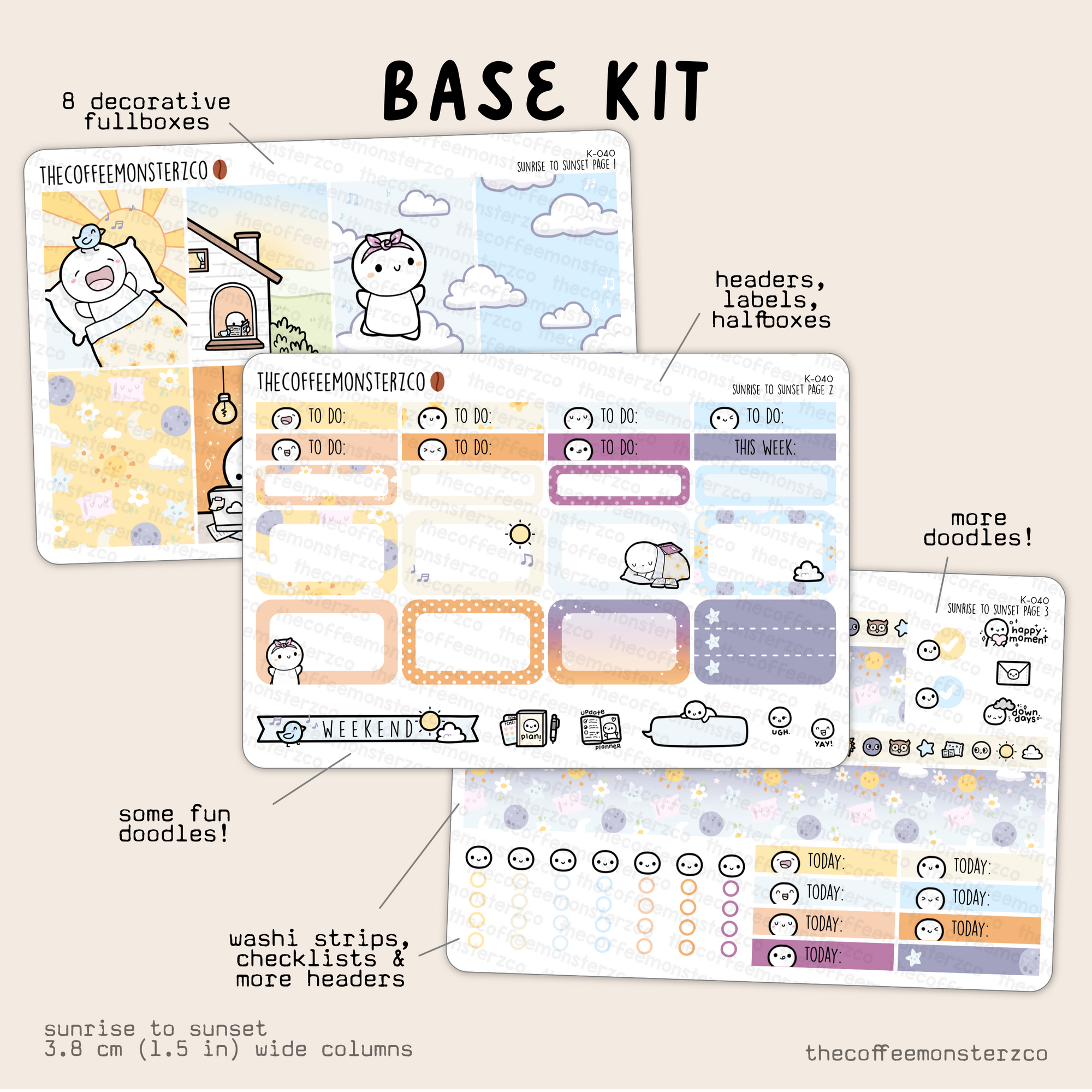 Sunrise To Sunset - Mini Kit