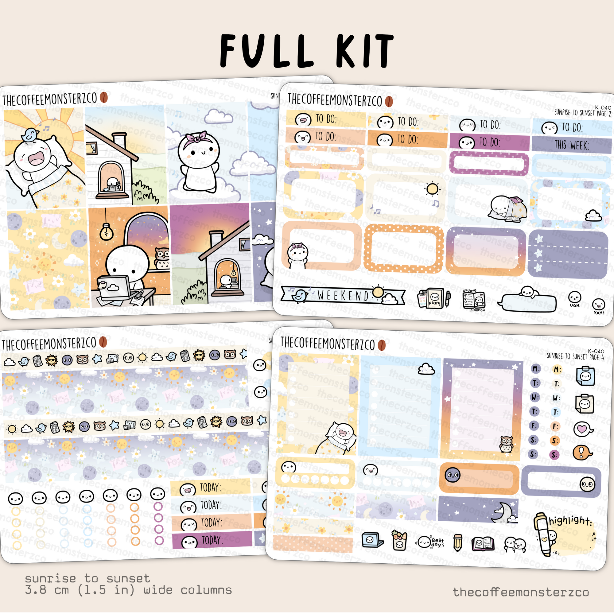 Sunrise To Sunset - Mini Kit