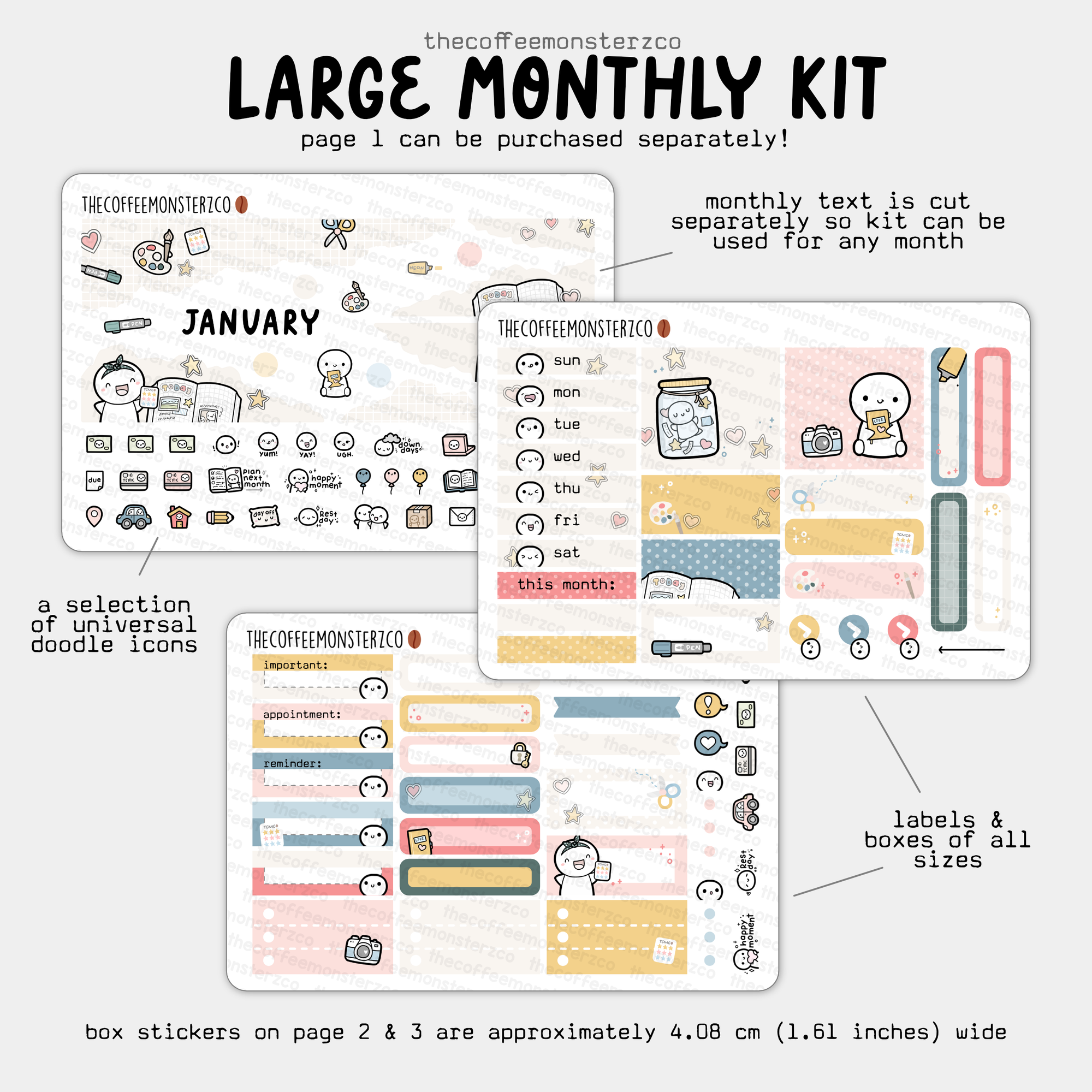 2025 Large Monthly Kit