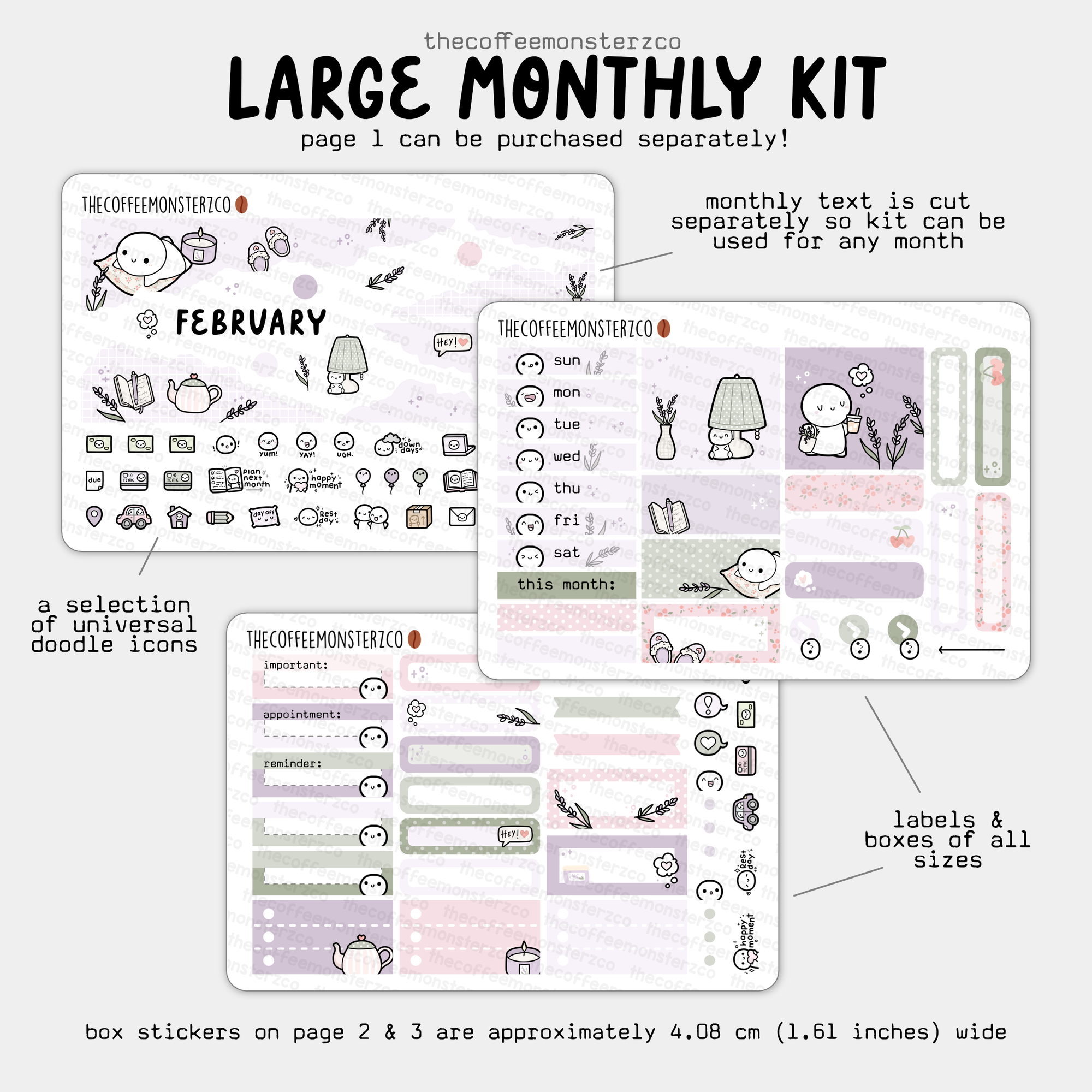 2025 Large Monthly Kit