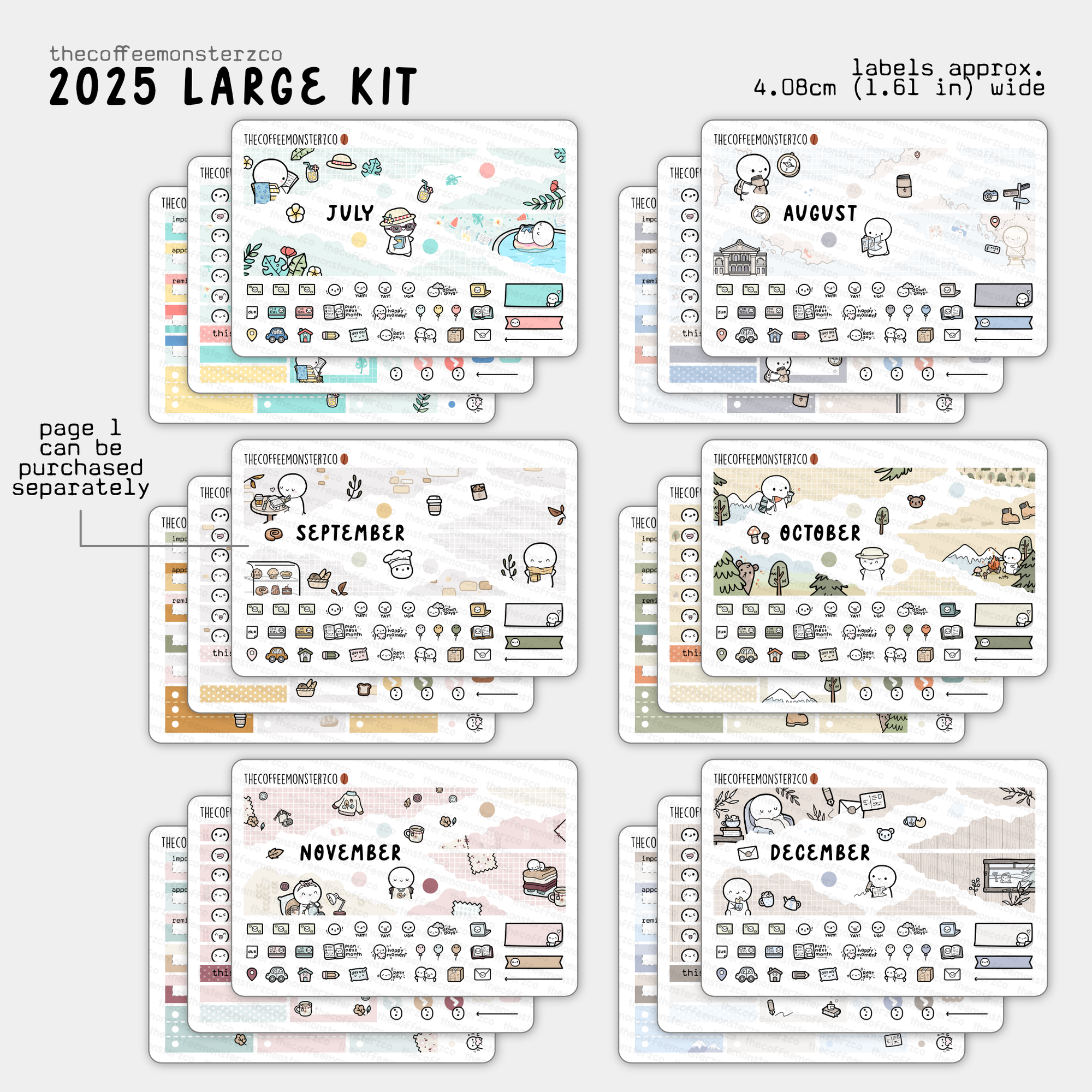 2025 Large Monthly Kit