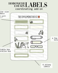 2024 Coordinating Add-ons - Hobonichi Cousin (1.30") Labels - Part 1