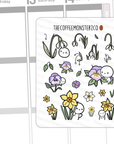 2024 Large Birth Flower Doodles Part 1 (washi paper)