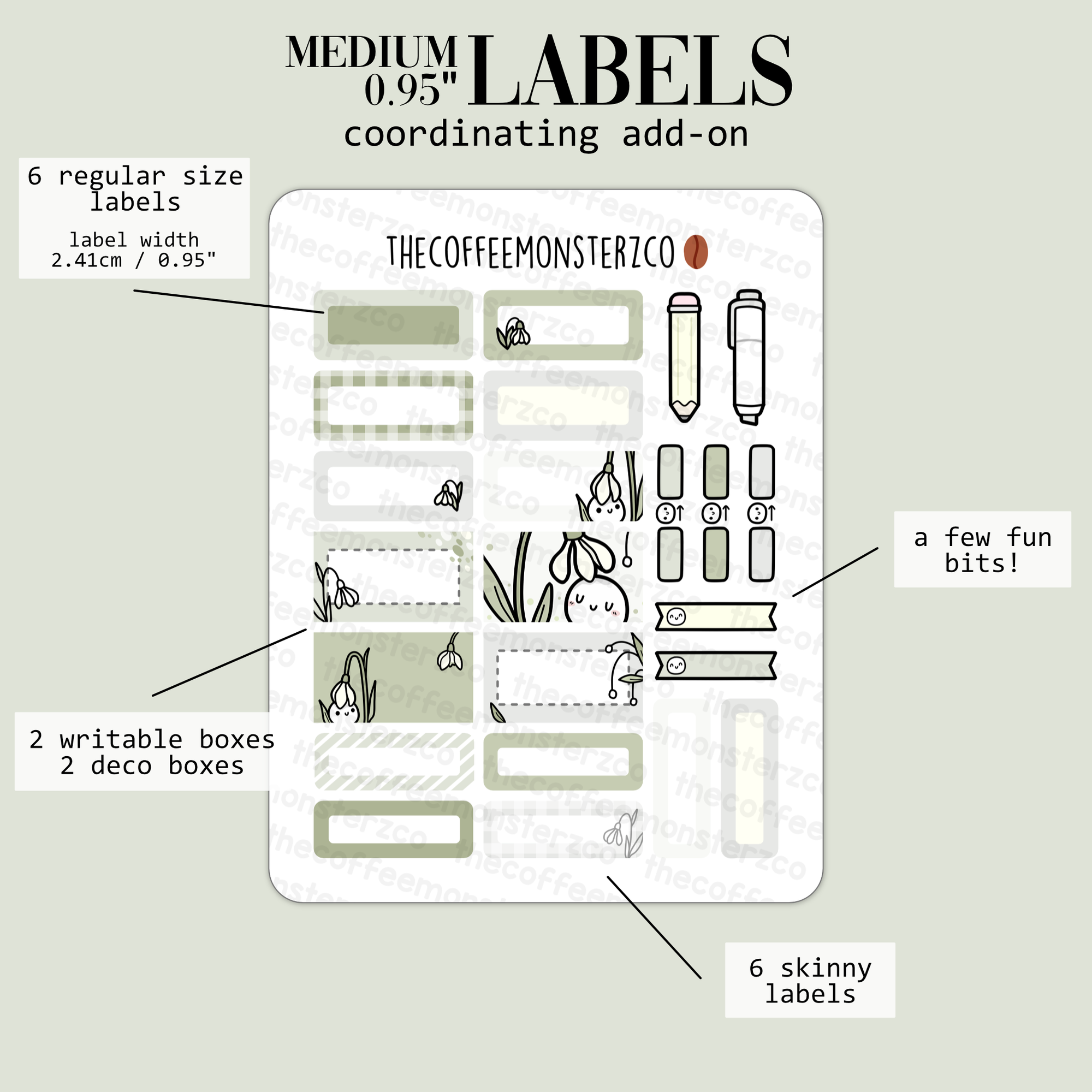 2024 Coordinating Add-ons - Medium Labels (0.95") - Part 1
