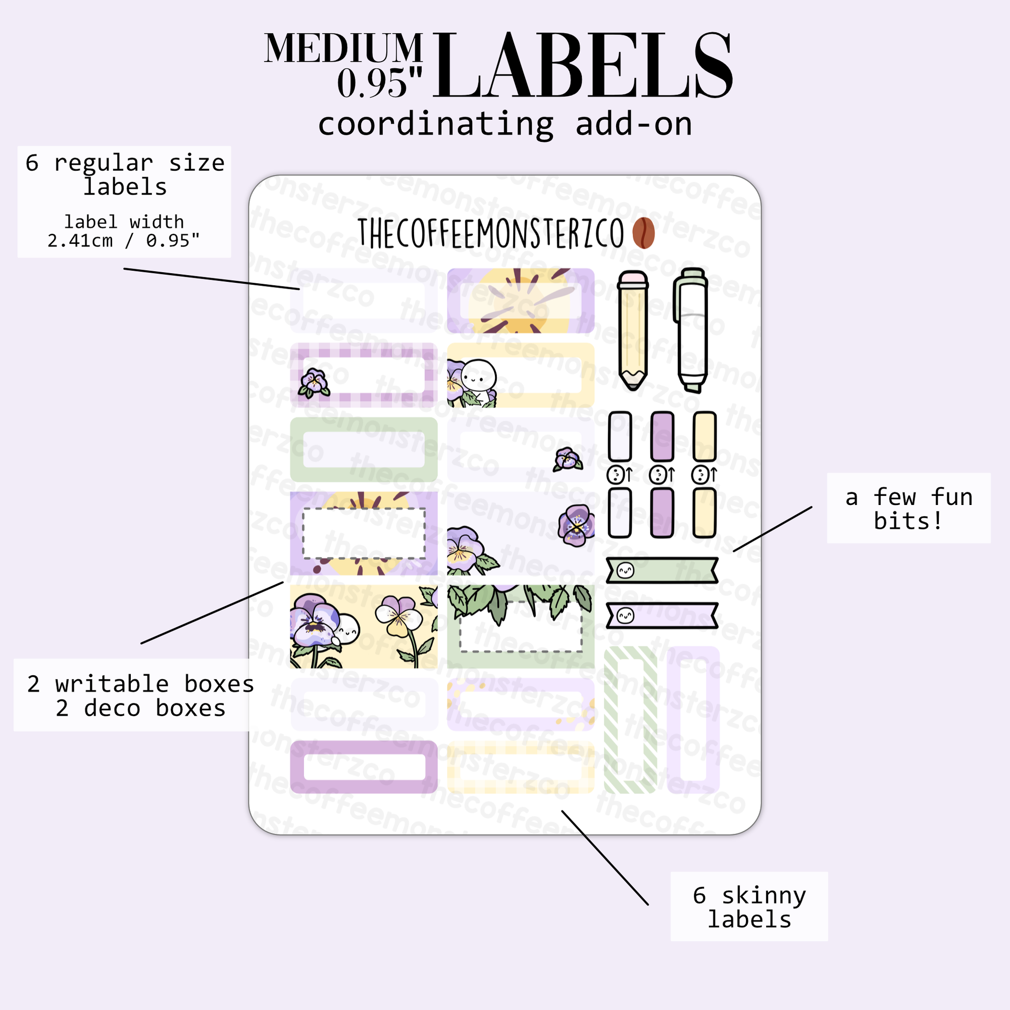 2024 Coordinating Add-ons - Medium Labels (0.95") - Part 1