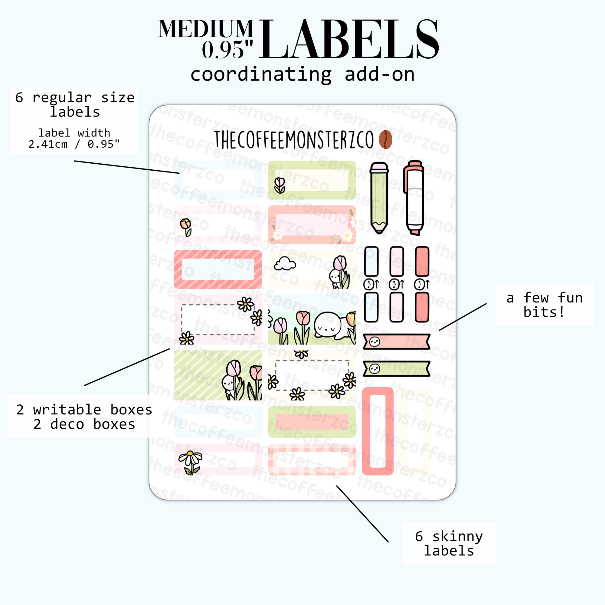 2024 Coordinating Add-ons - Medium Labels (0.95") - Part 1