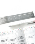 Silver Emotis & Doodles 2.0 - Emoti Metal Ruler